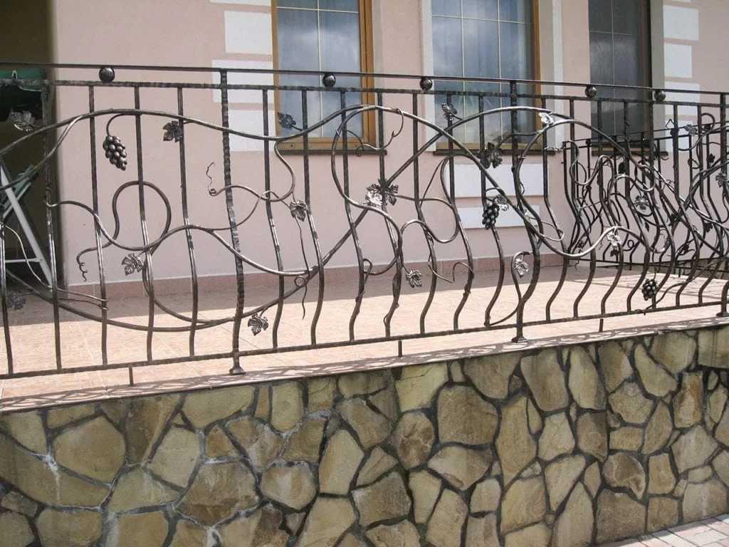 кованые балконы ограждения терассы в Беларуси